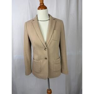 Talbots Aberdeen Classic Camel Tan Blazer 4